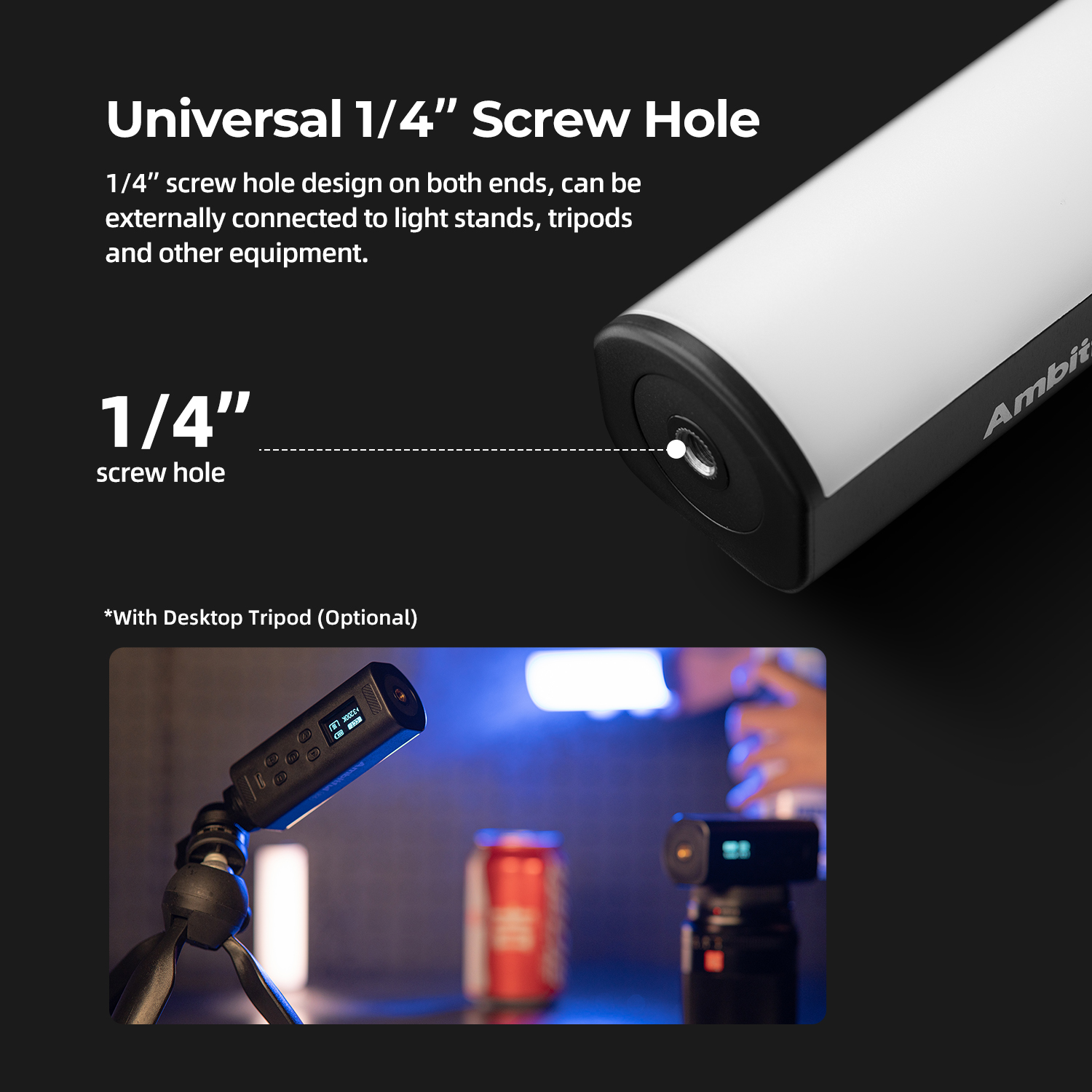 Ambitful K6 Mini RGB Photograp - مراجعة Photography Lighting Stick وسعره