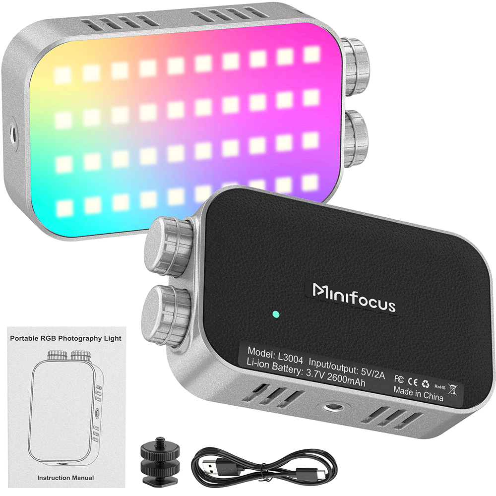 Pocket Tofu RGB Fill Light Por - مراجعة Video Light Panel Led وسعره