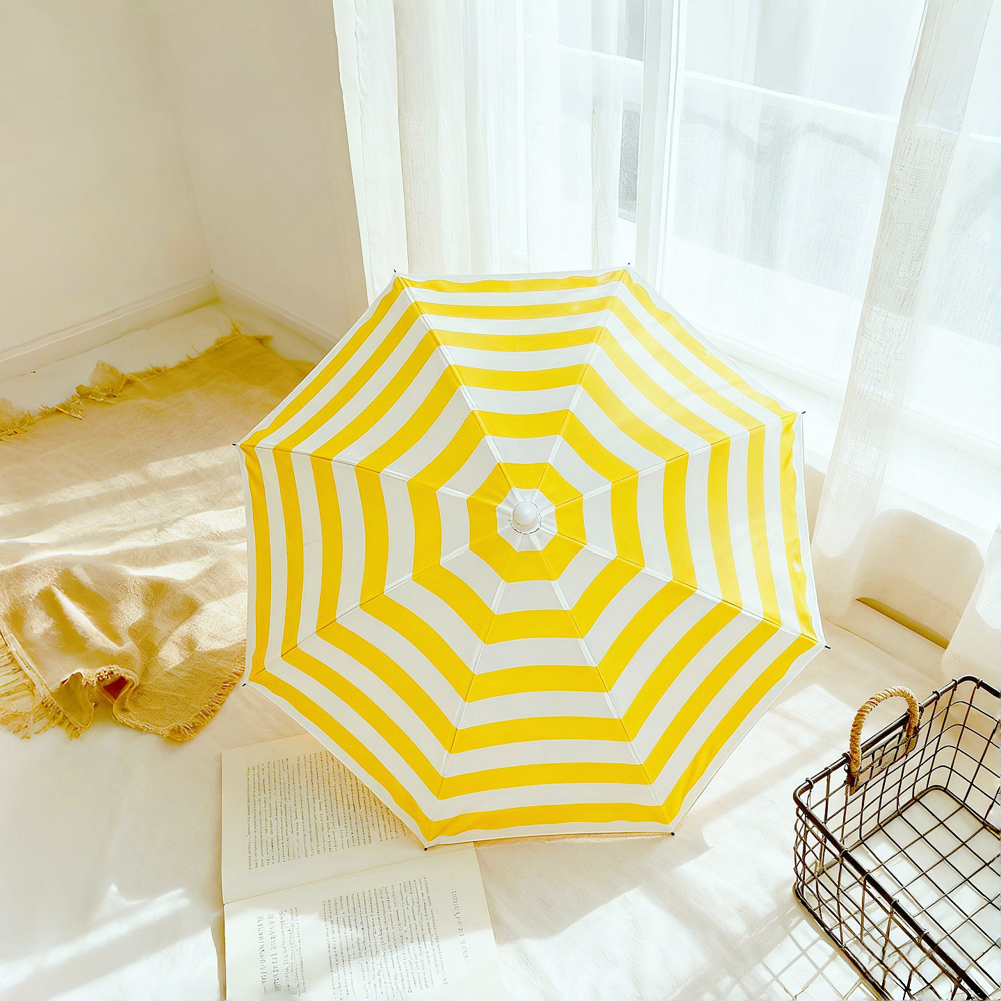 1pc Striped pink umbrella germ - مراجعة Diy Photography Lighting Umbrella وسعره