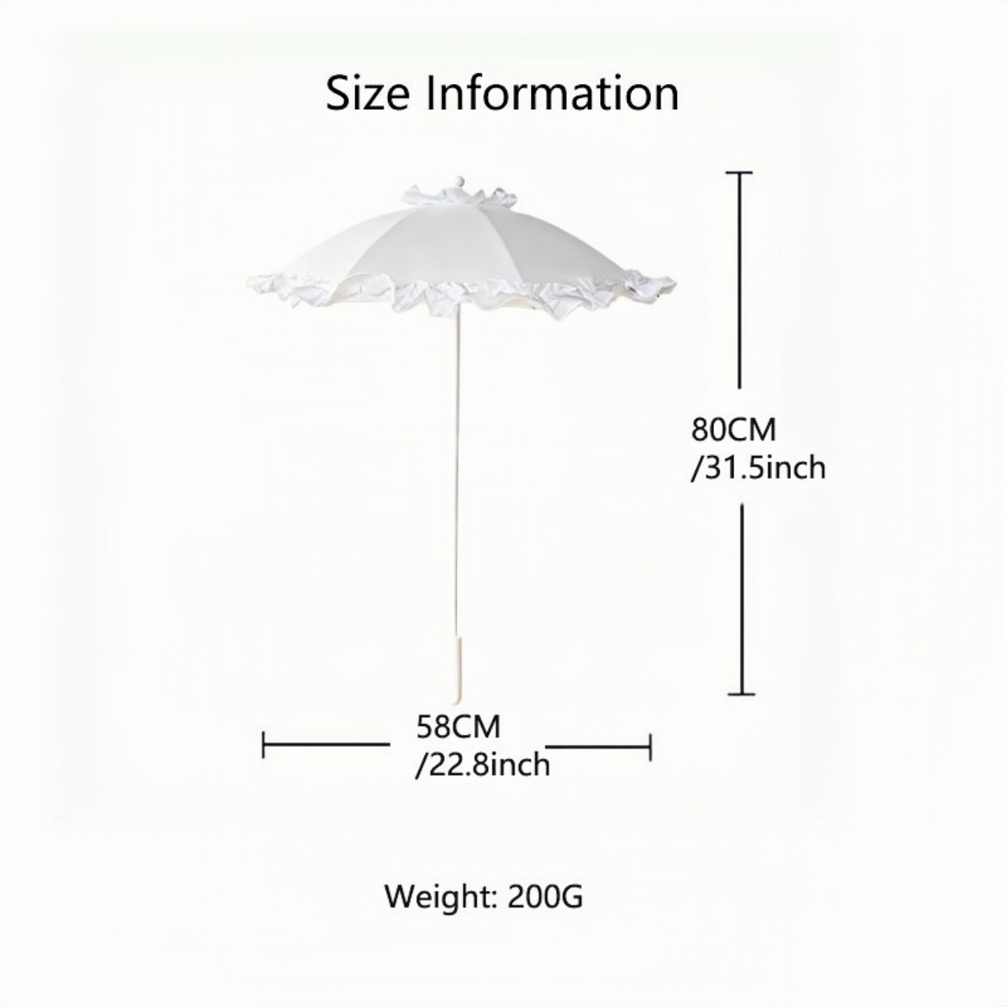 1pc Striped pink umbrella germ - مراجعة Diy Photography Lighting Umbrella وسعره