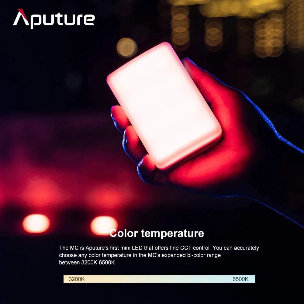 Aputure MC AL-MC RGBWW LED Lig - مراجعة Photography Lighting App وسعره