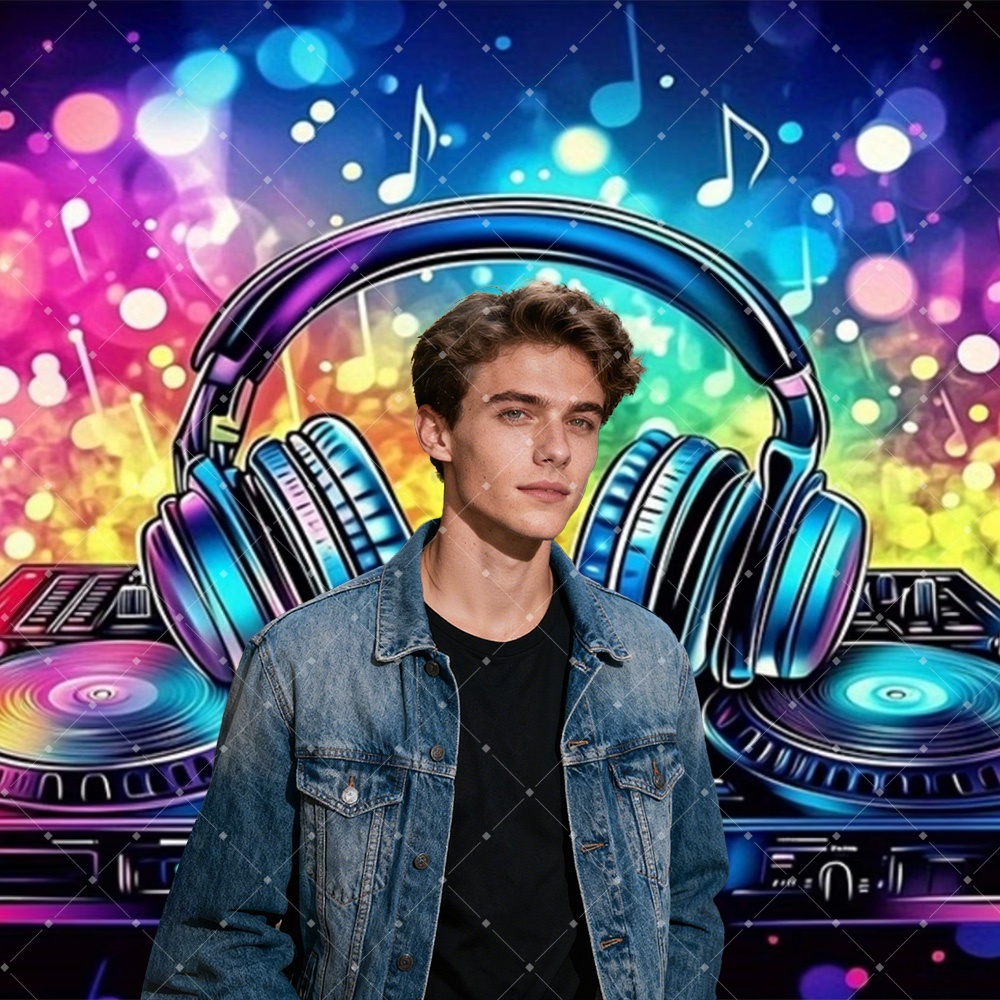 Hip Hop Music DJ Party Decorat - مراجعة Photography Lighting And Backdrop وسعره