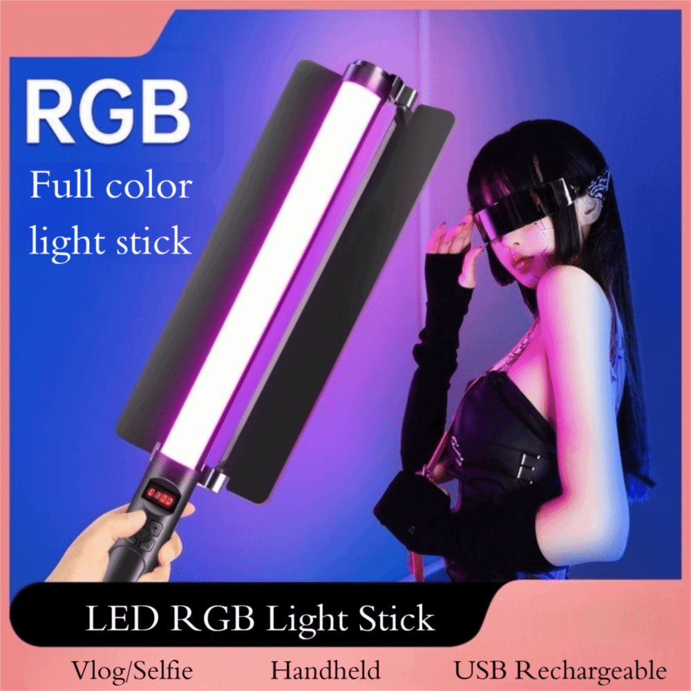 Handheld LED RGB Light Stick C - مراجعة Photography Lighting Stick وسعره