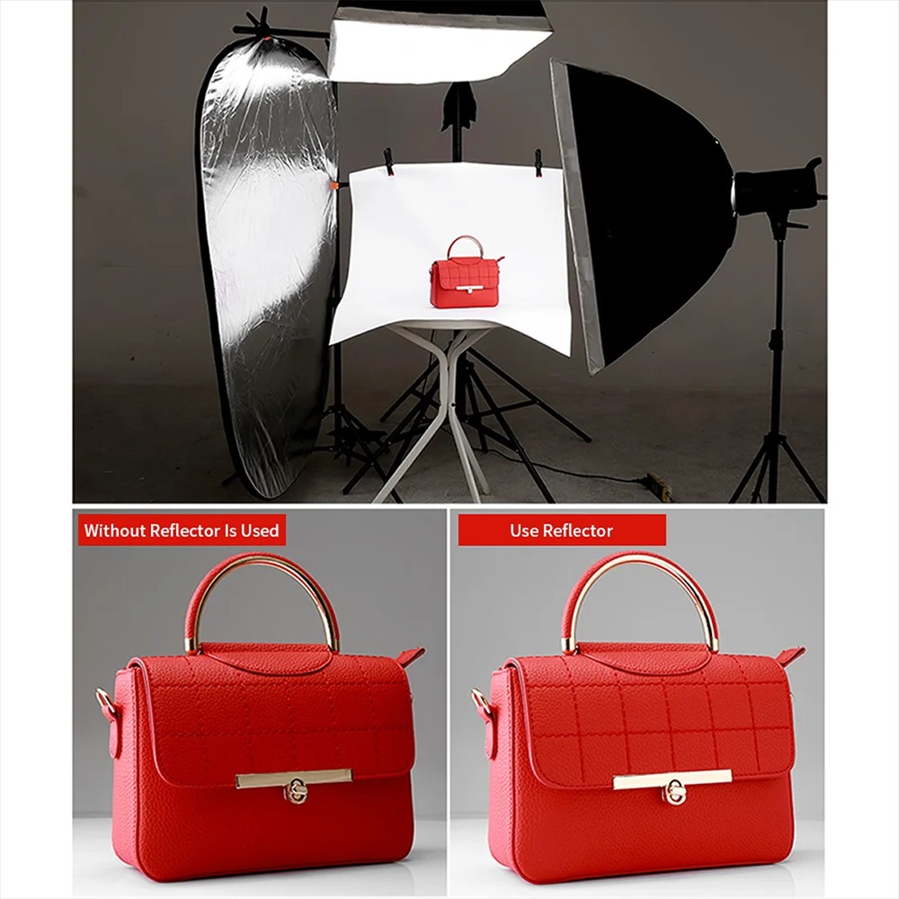 60/80/110CM 5-in-1 Collapsible - مراجعة Photography Lighting Reflector وسعره