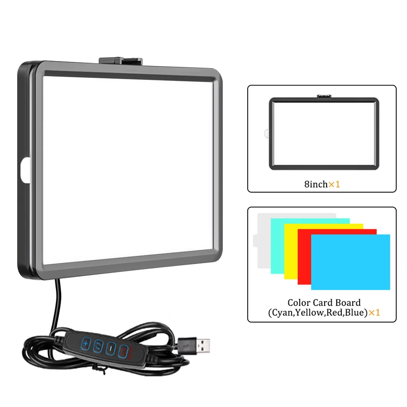 LED Video Light Dimmable Selfi - مراجعة Video Light Panel Led وسعره