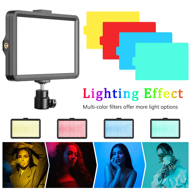 LED Video Light Dimmable Selfi - مراجعة Video Light Panel Led وسعره