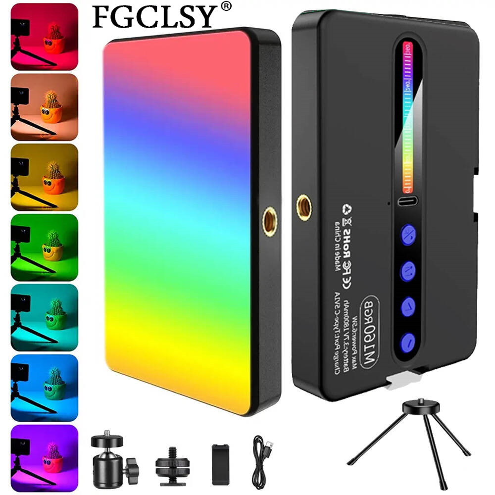 LED RGB Camera Light Full Colo - مراجعة Video Light Panel Led وسعره