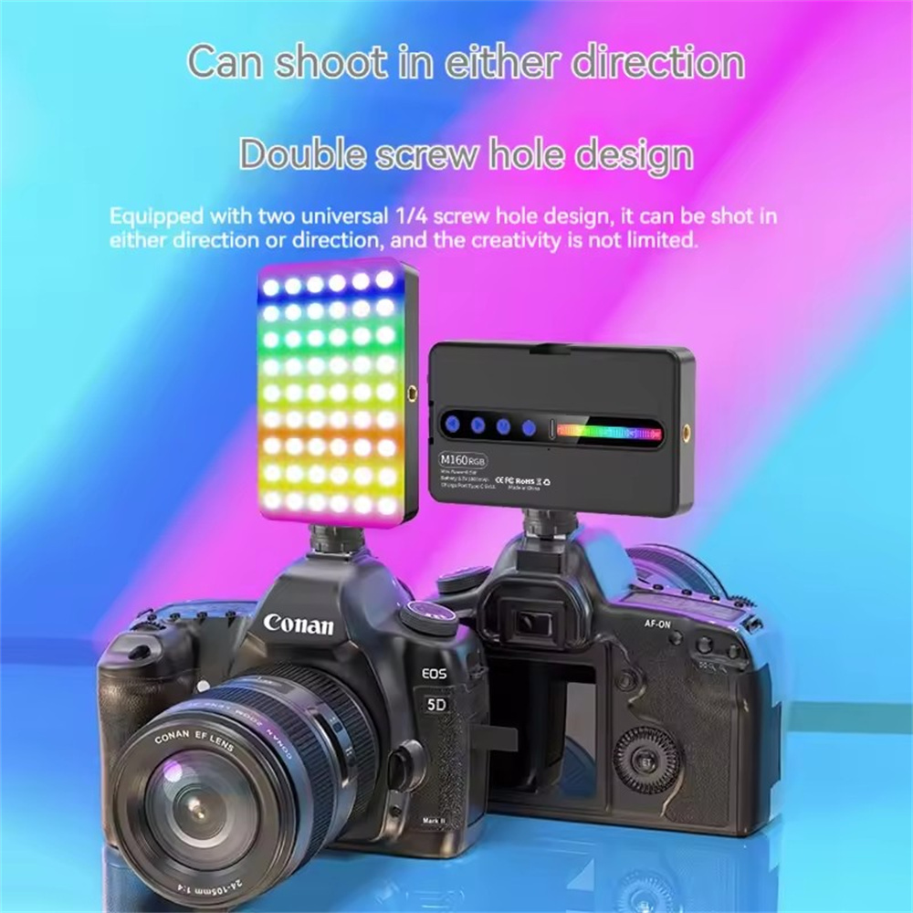 LED RGB Camera Light Full Colo - مراجعة Video Light Panel Led وسعره