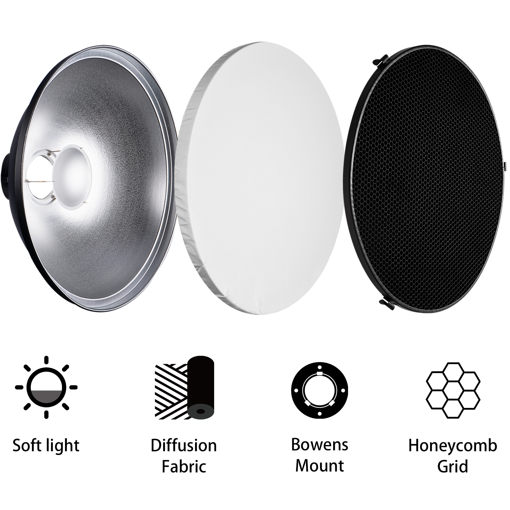 Selens 70cm Silver/White Inter - مراجعة Photography Lighting Reflector وسعره