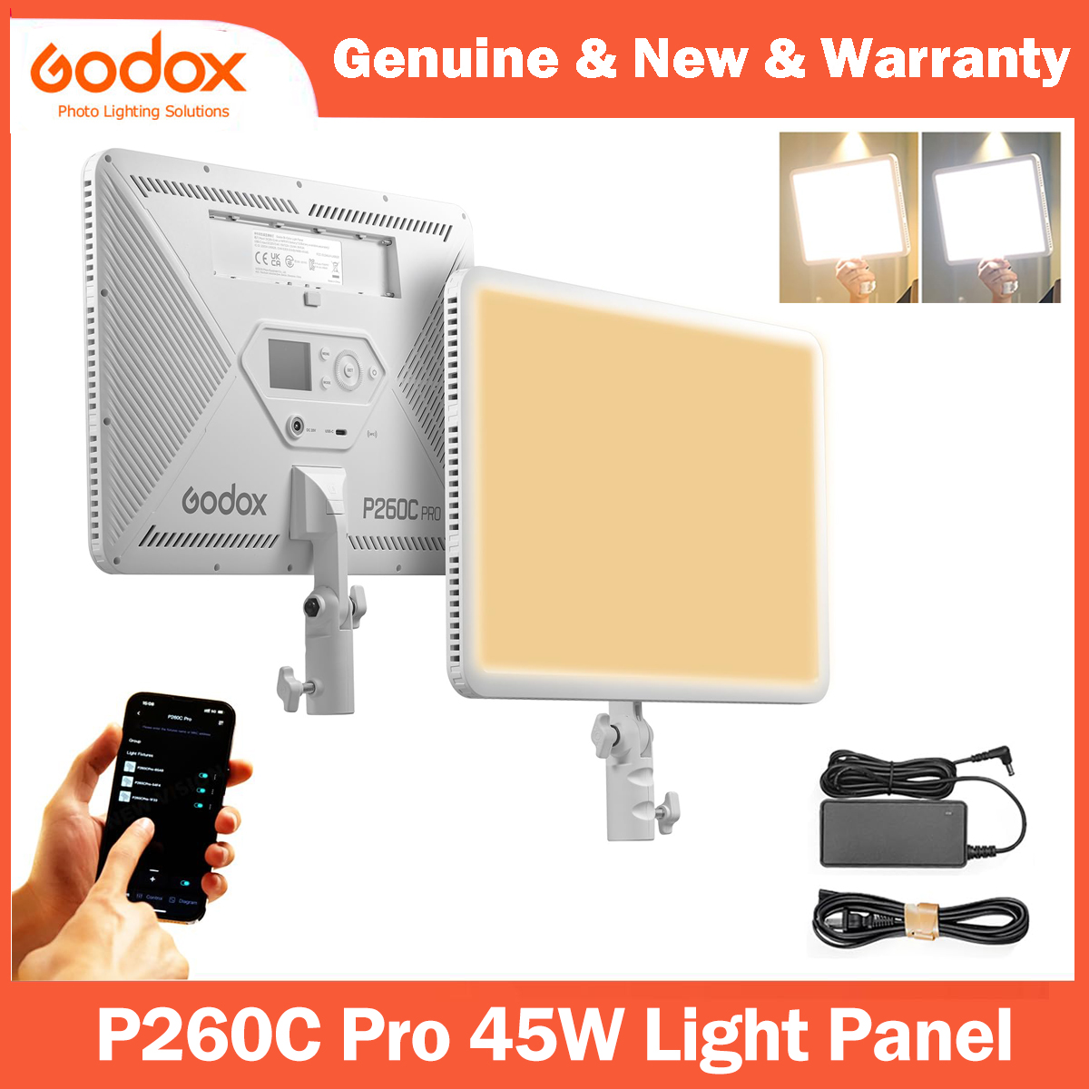 Godox P260C Pro LED Video Ligh - مراجعة Video Light Panel Led وسعره