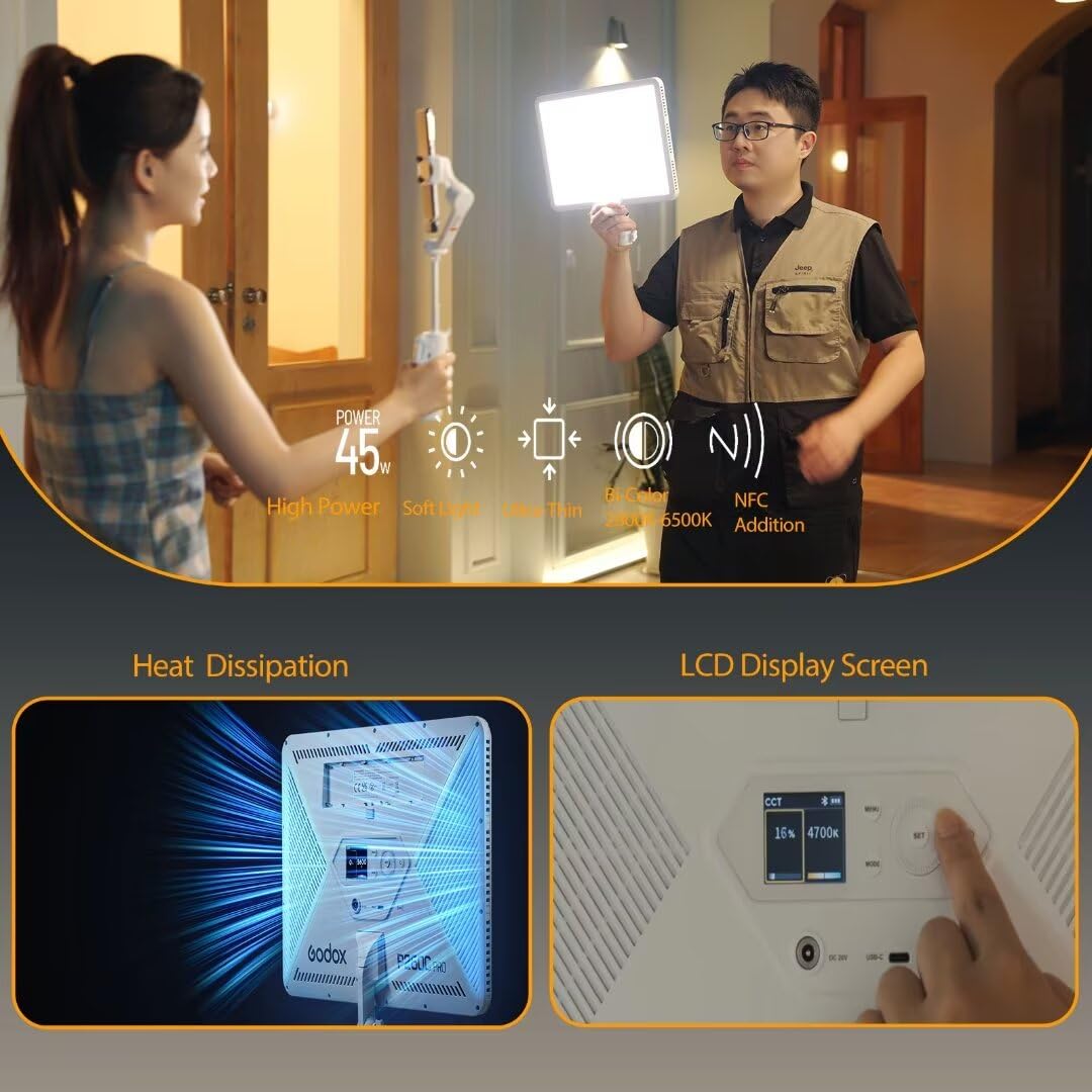 Godox P260C Pro LED Video Ligh - مراجعة Video Light Panel Led وسعره