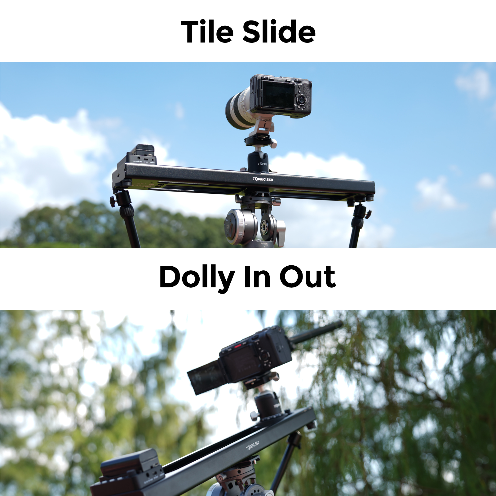Toprig S60 Video slider camera - مراجعة Photography Loop Lighting وسعره
