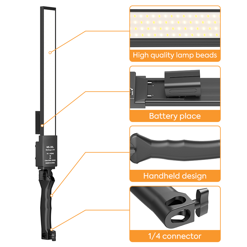 4pcs LED Photography Studio Li - مراجعة Photography Lighting Stick وسعره