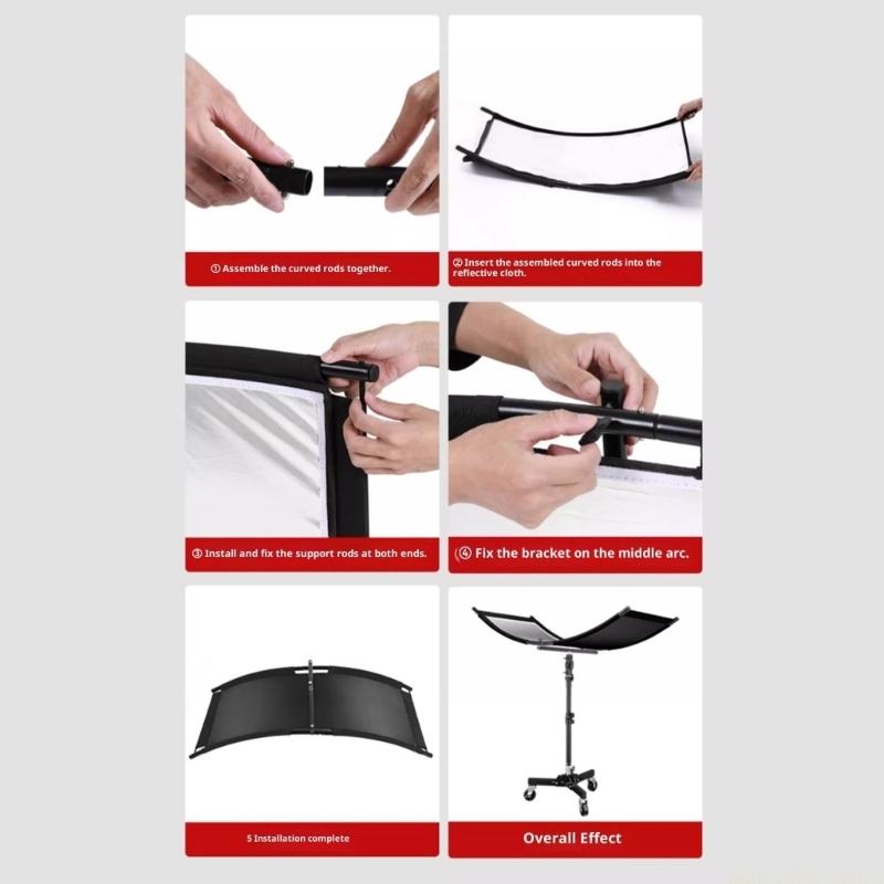 F62C Durability Curved Light R - مراجعة Photography Lighting Reflector وسعره