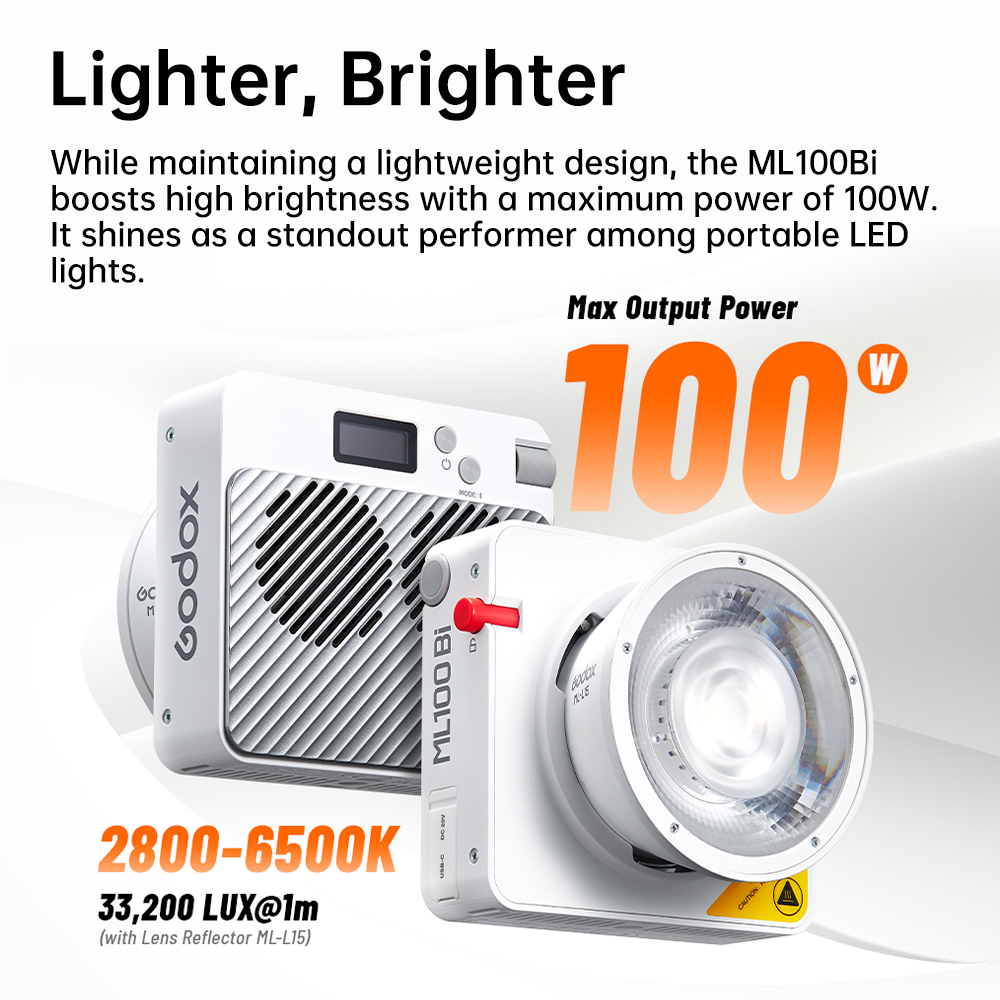 Godox ML100BI  Full Color LED  - مراجعة Photography Lighting App وسعره