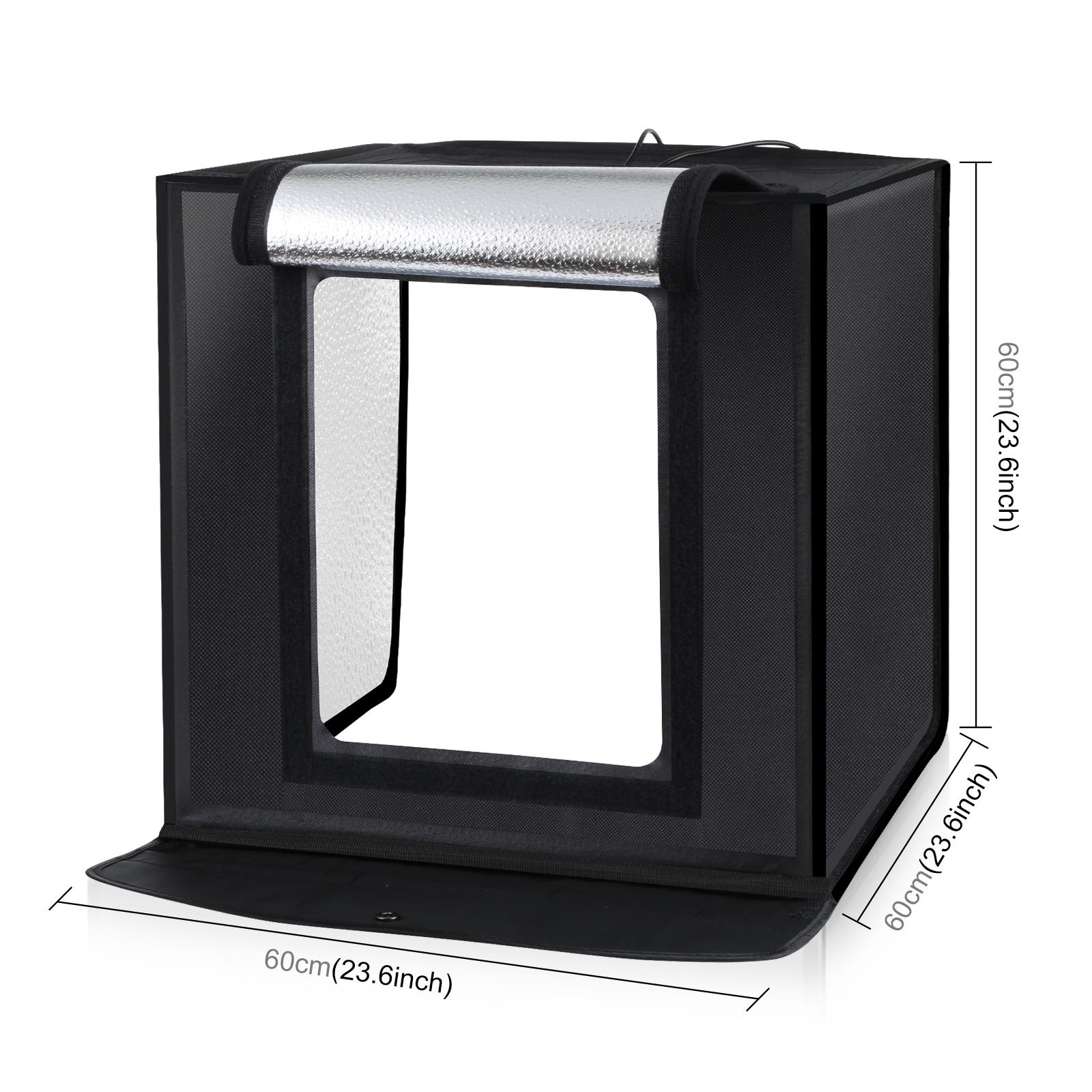 PULUZ 60cm Photo Studio Light  - مراجعة Photography Lighting And Backdrop وسعره
