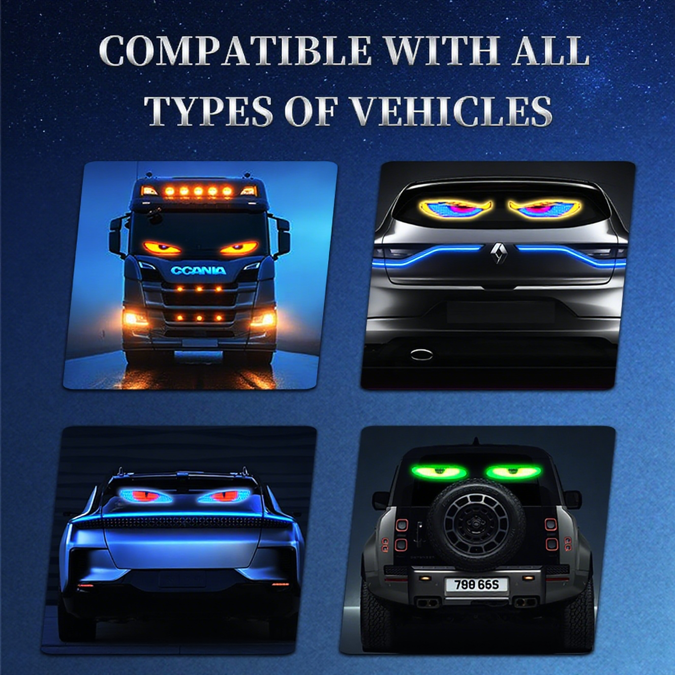 LED Truck Car Devil Eye LED Pi - مراجعة Video Light Panel Led وسعره