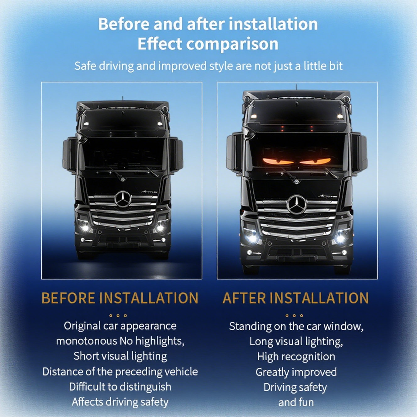 LED Truck Car Devil Eye LED Pi - مراجعة Video Light Panel Led وسعره