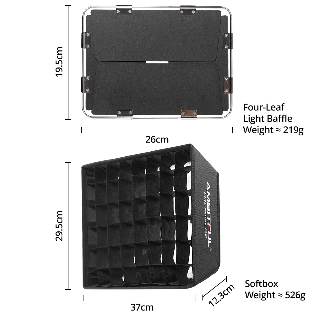 AMBITFUL P35R LED Video Panel  - مراجعة Video Light Panel Led وسعره