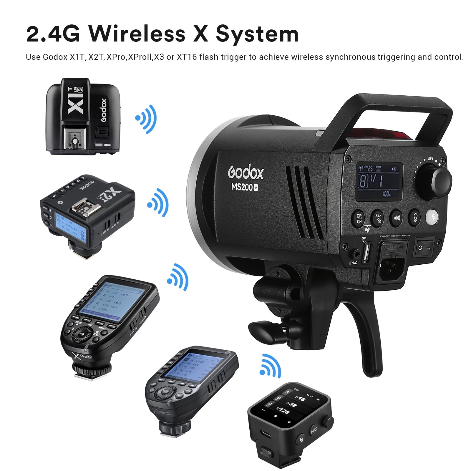 Godox MS200V Studio Strobe Fla - مراجعة Portrait Photography With Lighting وسعره