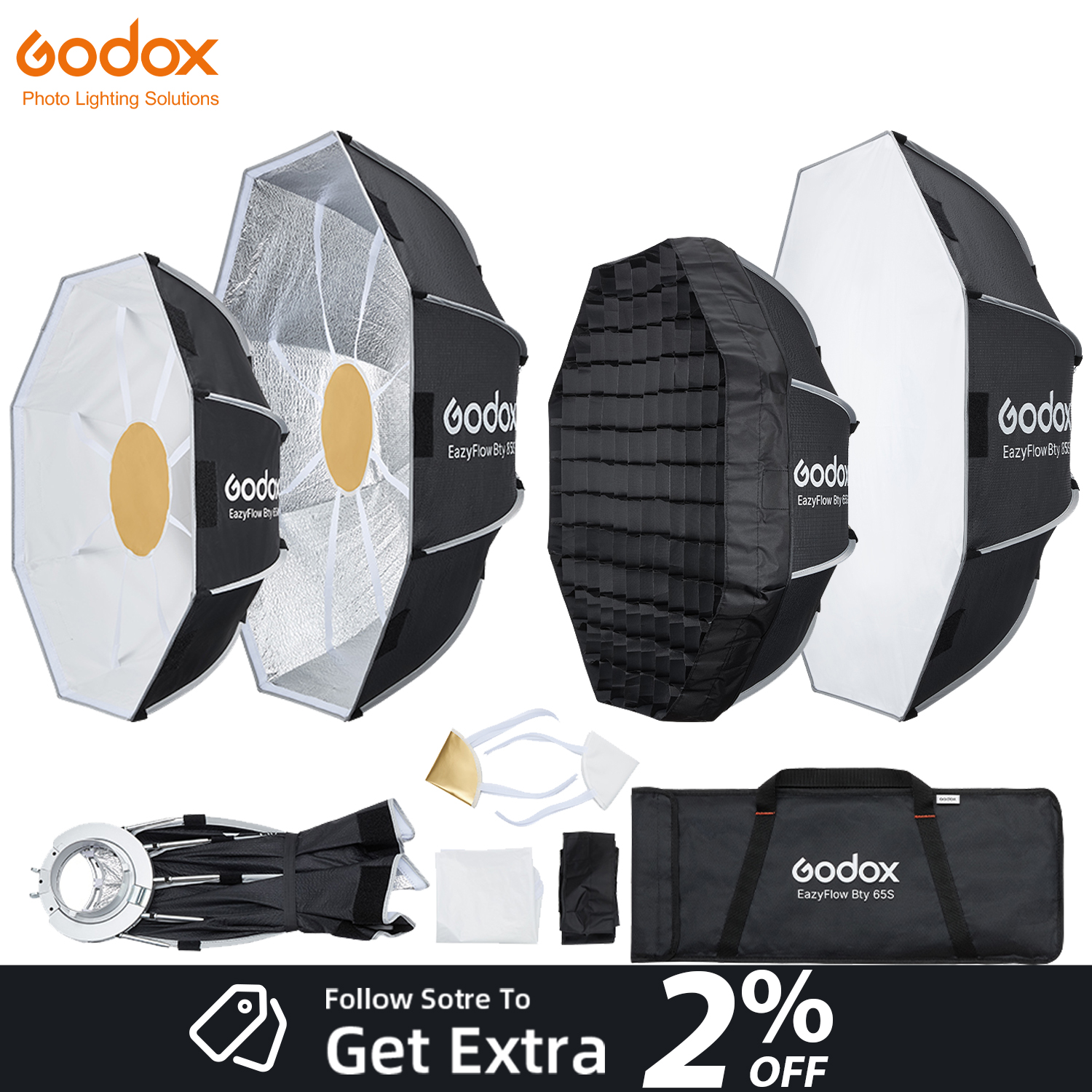 New Godox EazyFlow Beauty Dish - مراجعة Photography Lighting Reflector وسعره