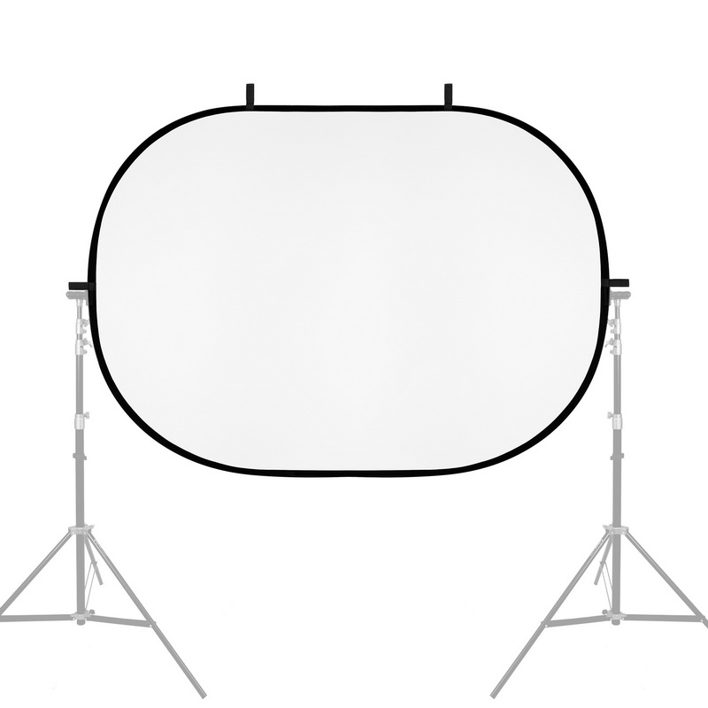 100X150CM Foldable Oval Reflec - مراجعة Video Light Panel Led وسعره