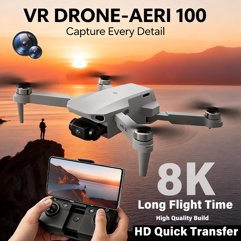 AERI 100 Drone with FPV VR Gog - مراجعة Learn Photography Lighting وسعره