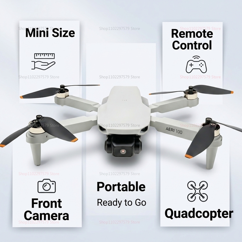 AERI 100 Drone with FPV VR Gog - مراجعة Learn Photography Lighting وسعره