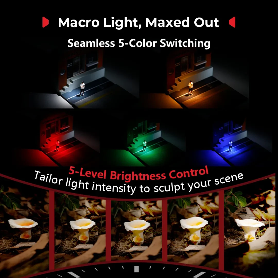 SmallRig RM-03 Macro Light 3W  - مراجعة Photography Lighting Angles وسعره