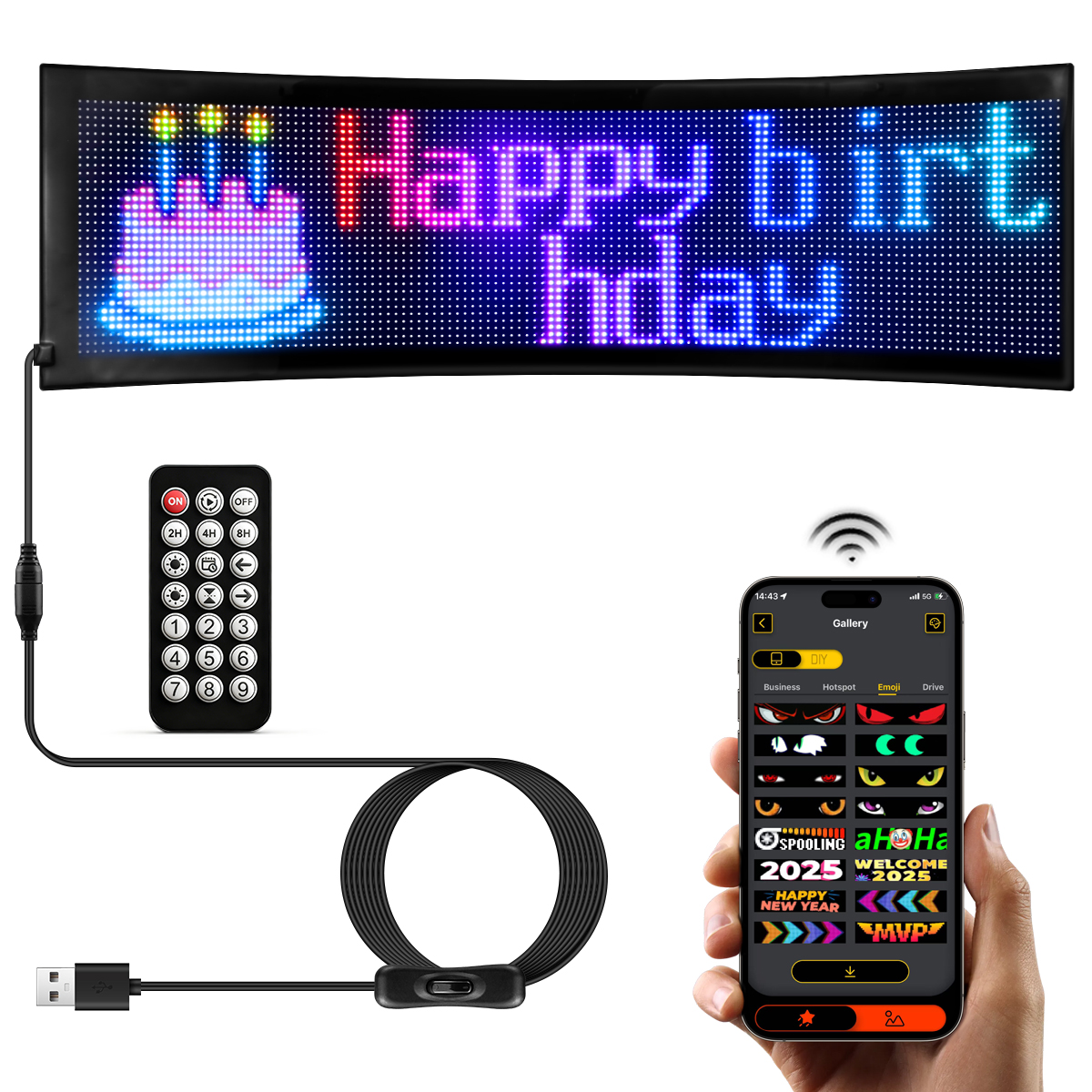 LED Car Sign Flexible LED Matr - مراجعة Video Light Panel Led وسعره