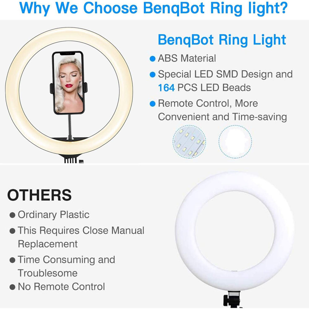 26 33CM Video Lights Dimmable  - مراجعة Photography Lighting Styles وسعره