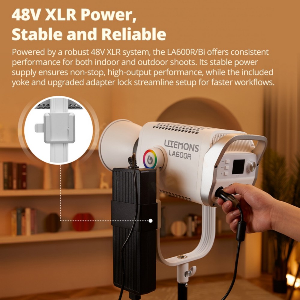 Godox LITEMONS LA600Bi LA600R  - مراجعة Portrait Photography With Lighting وسعره
