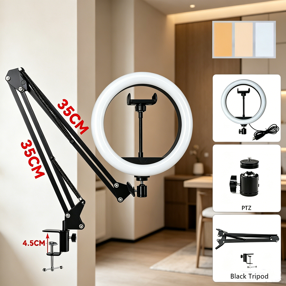 LED Photography Light Selfie L - مراجعة Photography Lighting For Studio وسعره