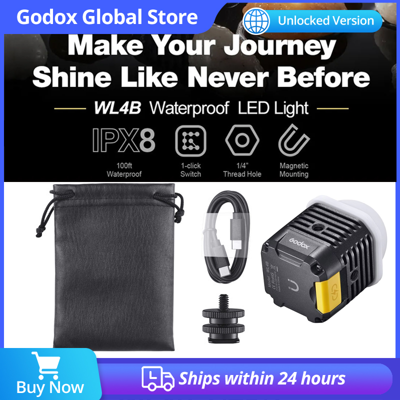 in Stock Godox WL4B 5600K Wate - مراجعة Photography Lighting App وسعره