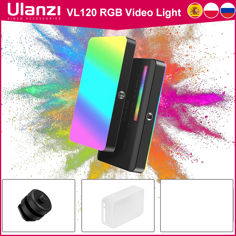 Ulanzi VL120 RGB Camera Video  - مراجعة Photography Lighting Stick وسعره